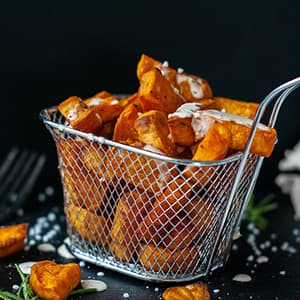 Potatisklyftor Sötpotatis