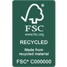 FSC Forest Steward Council Recycled