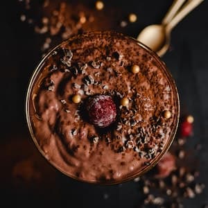 Chokladmousse Färdig