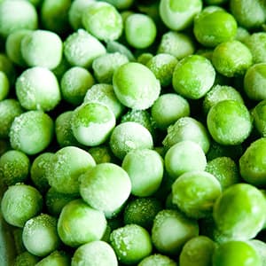 Gröna Ärtor Frysta