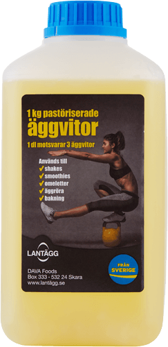 Äggvitor Pastöriserade flytande