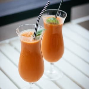 Smoothie med Persika