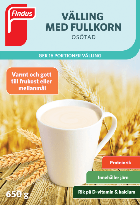 Välling med fullkorn, osötad
