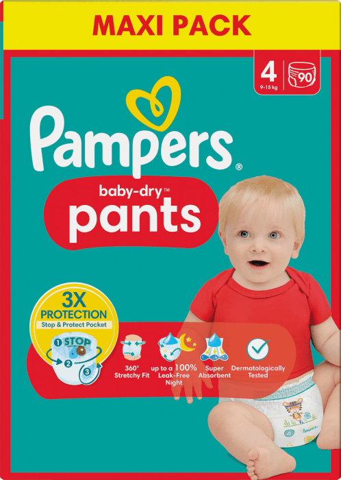 Byxblöjor Baby Dry Pants S4 9-15kg