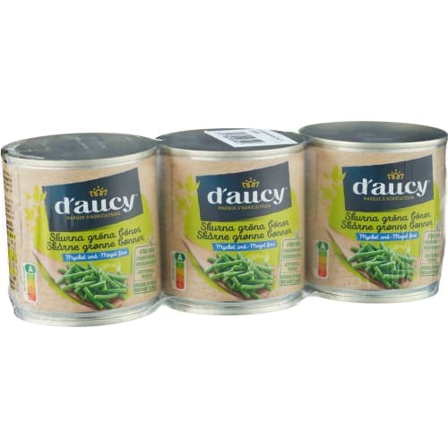 Gröna Bönor Skurna 3-pack