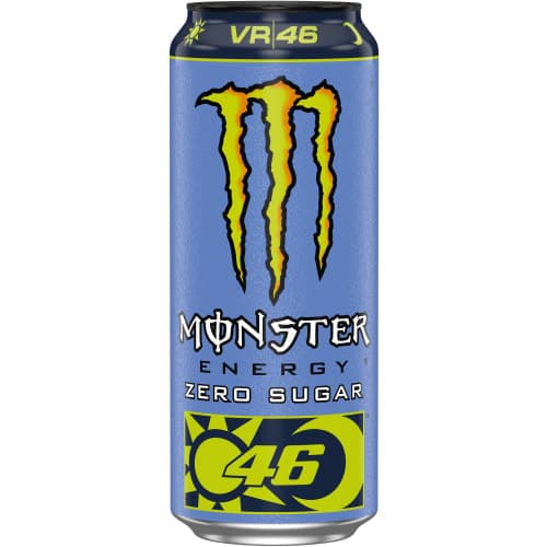 Valentino Rossi Zero Energidryck, Burk