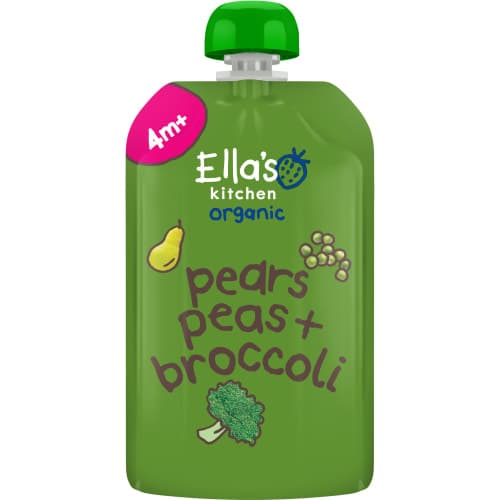 Puré Ekologisk Broc/pär/ärt Från 4 Månader