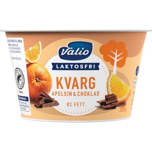 Kvarg Apelsin & Choklad Laktosfri 8%