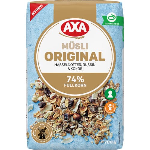 Musli Original Hasselnöt Russin Kokos