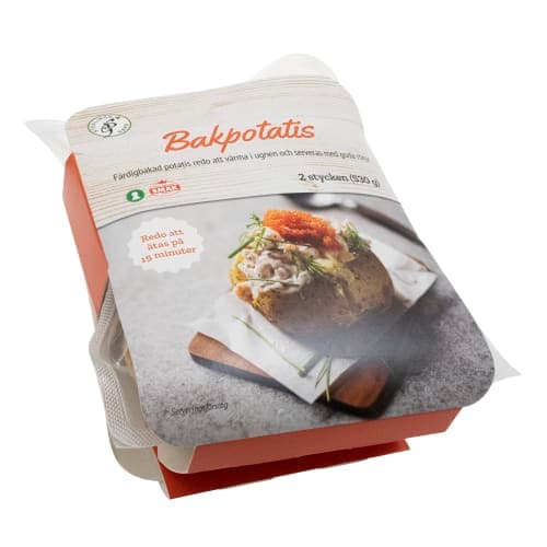 Bakpotatis 2 Pack Förkokt