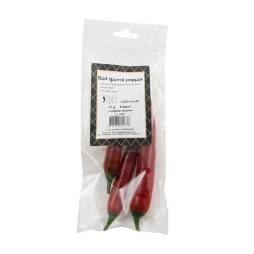 Chilli Peppar Röd Kl1