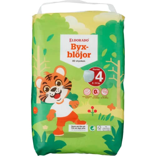 Byxblöjor Storlek 4 8-14kg
