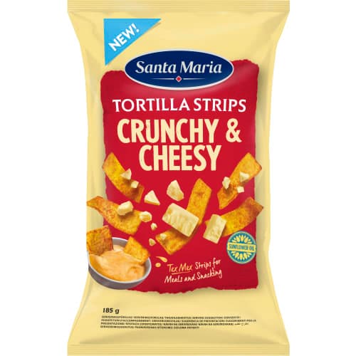 Tortilla Strips Crunchy Cheesy