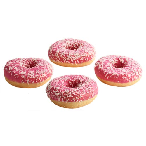 Donut Jordgubb 4-pack