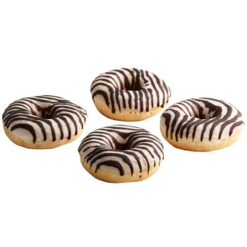 Donut Vit Choklad 4-pack
