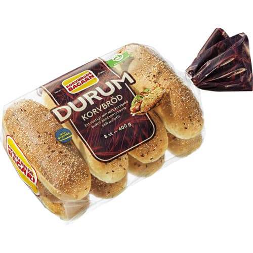 Korvbröd Extra Durum 8-pack