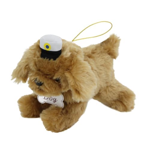 Student Hund med Hatt 20cm