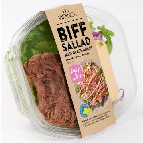 Biffsallad med Glasnudlar