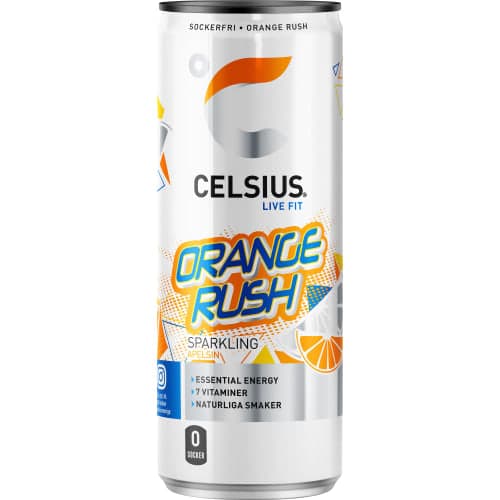 Energidryck Orange Rush