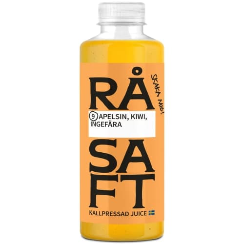 Kallpressad Juice Apelsin, Kiwi & Ingefära