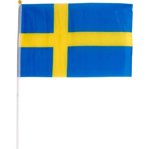 Tygflagga På Pinne