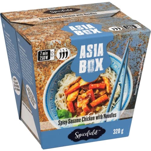 Spicy Sesame Chicken With Noodles Fryst/1 Port