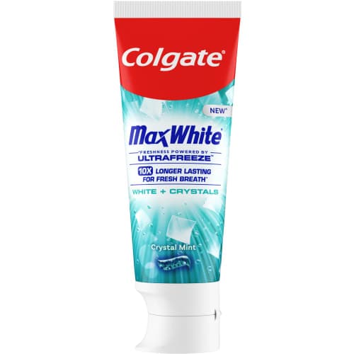 Max White White Crystals Tandkräm