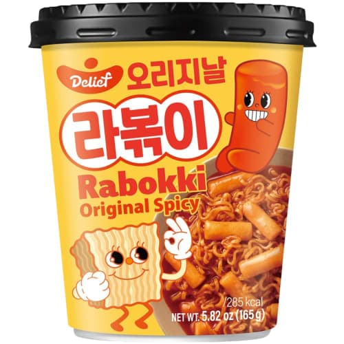 Rabokki Original Spicy Nudlar i Kopp