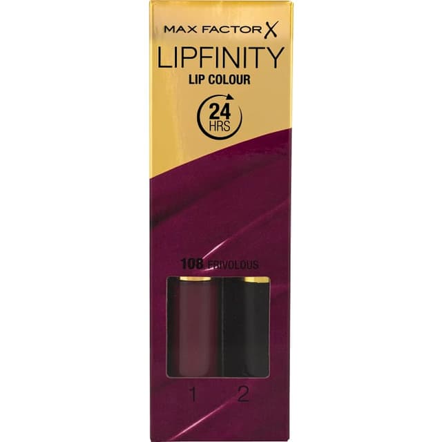 Lipfinity Läppfärg ca 2ml 2-p