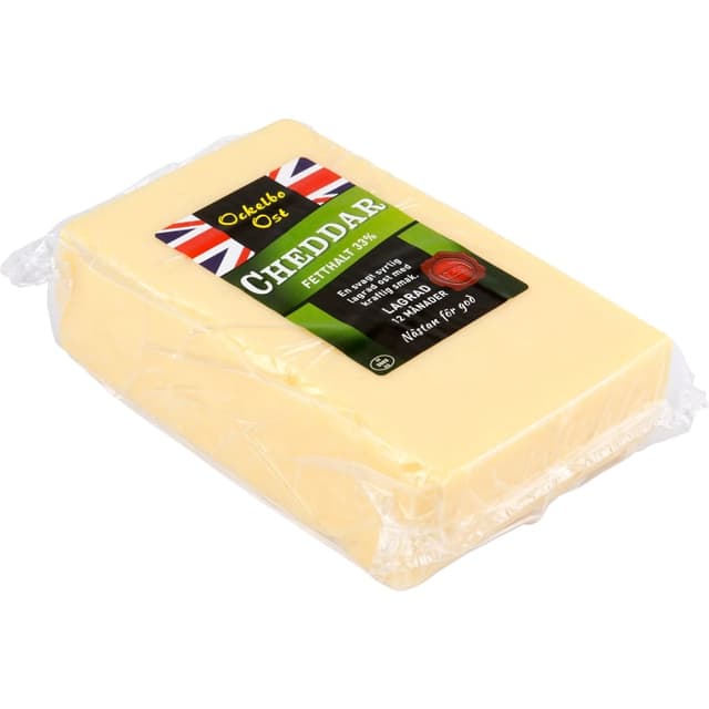 Ost Cheddar 33% ca Ockelbo Ost