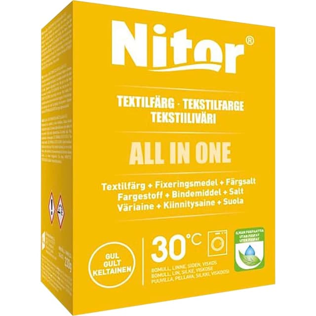 Textilfärg All in one Gul