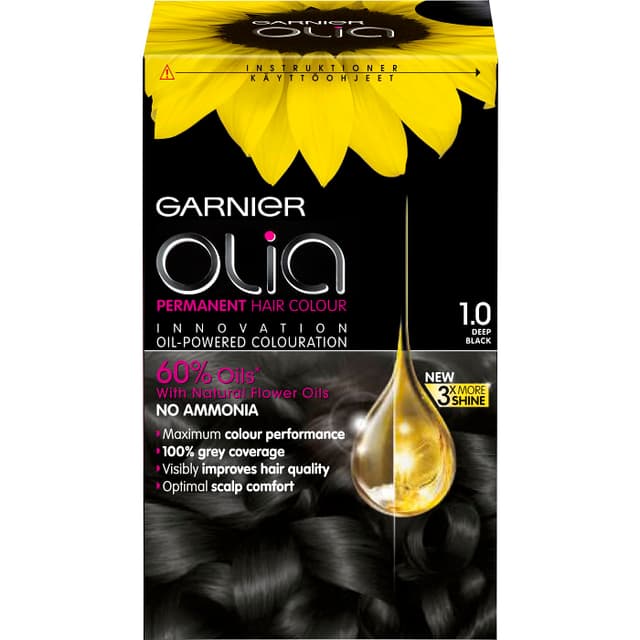 Hårfärg 1.0 Olia Deep black 1-p Olia