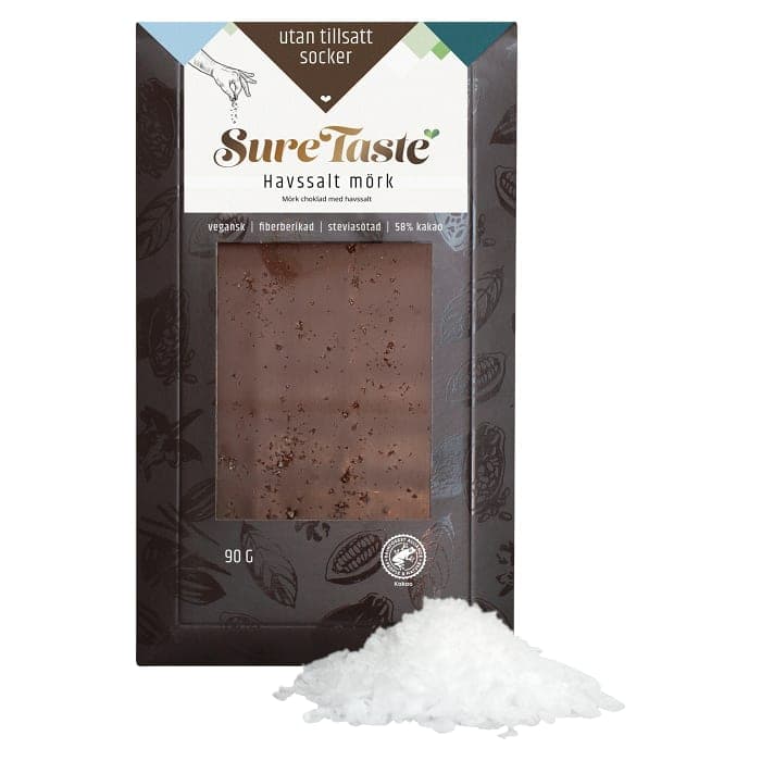 Chokladkaka Havssalt Mörk