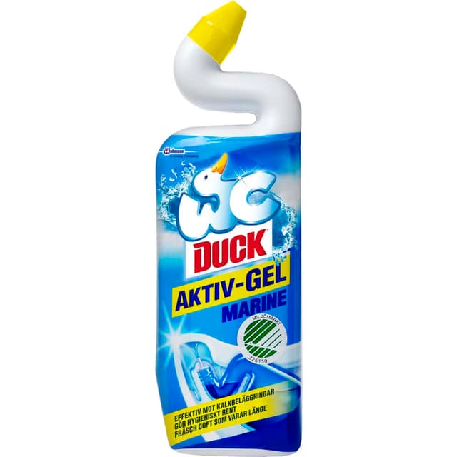 Toalettrengöring Active gel Marine Miljömärkt