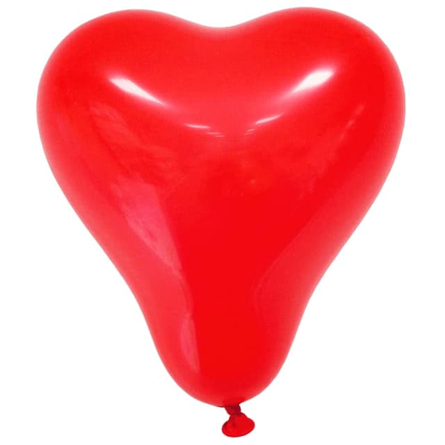 Ballong Hjärtformad Röd
