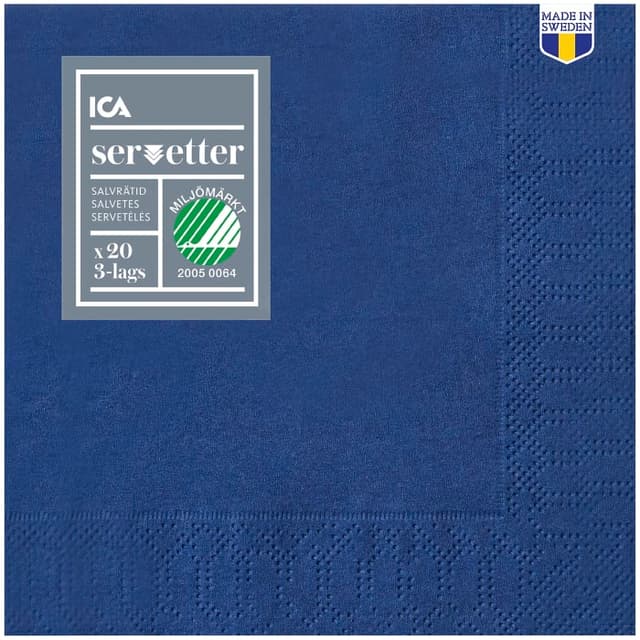 Servett Mörkblå