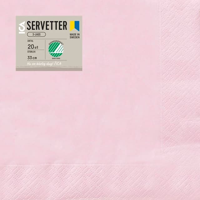 Servett Ljusrosa Home