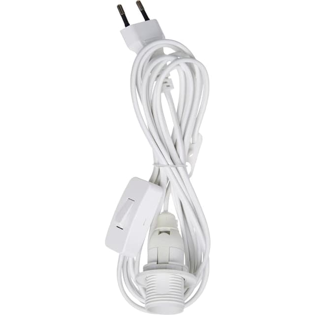 Lampsladd E14 sockel 1,5+2m