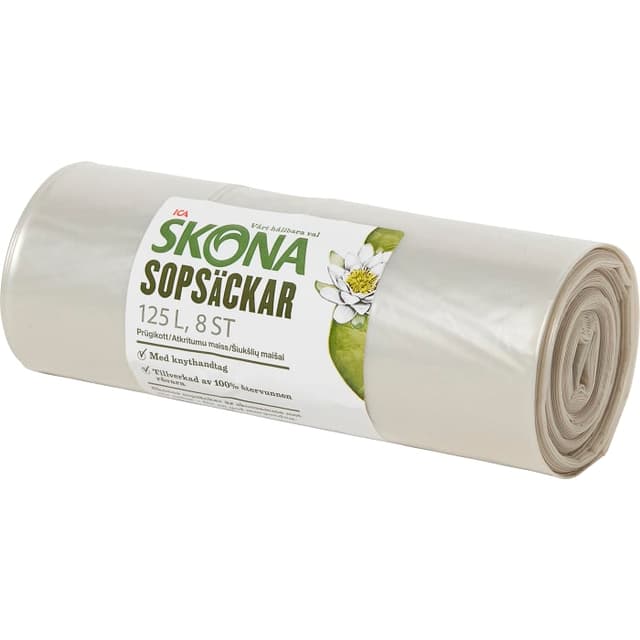 Sopsäck Transparent 8-pack ICA