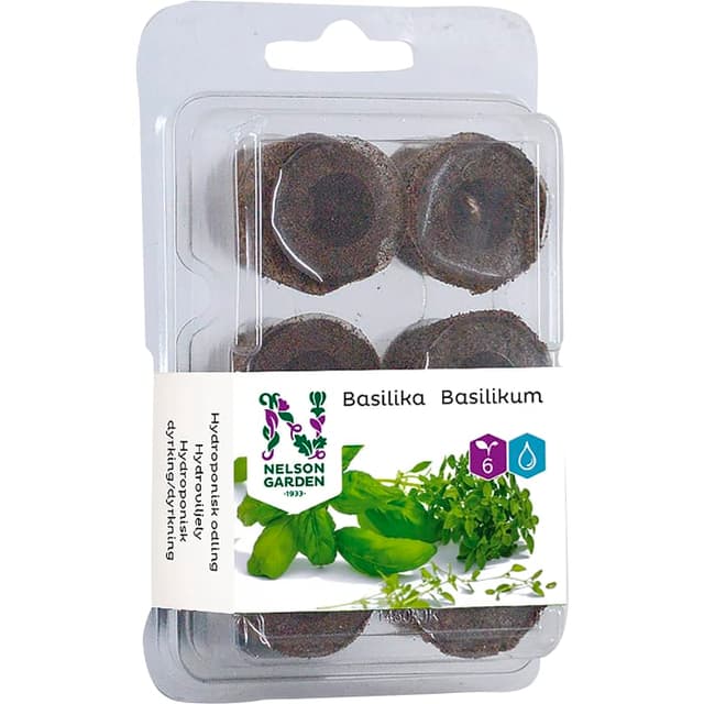 Odlingsplugg Hydroponisk basilika 6-p