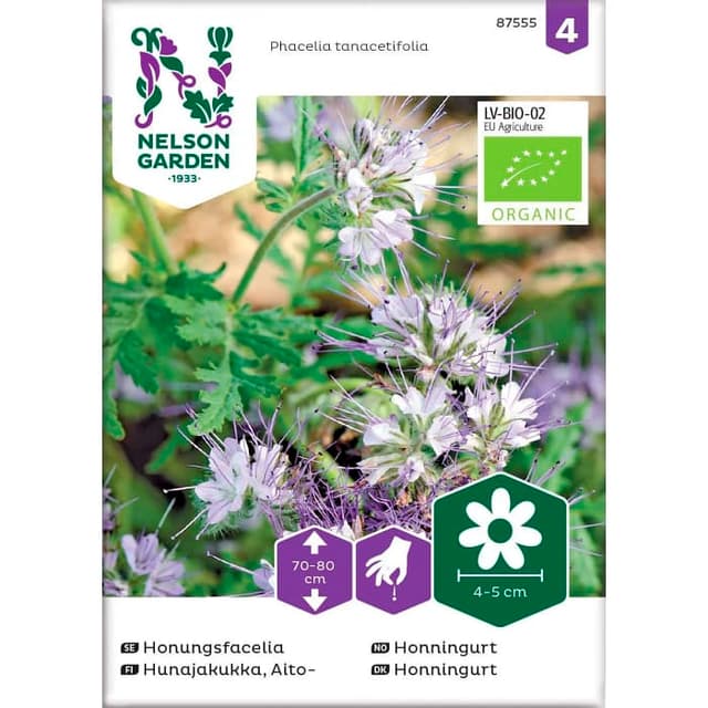 Honungsfacelia Blå Organic