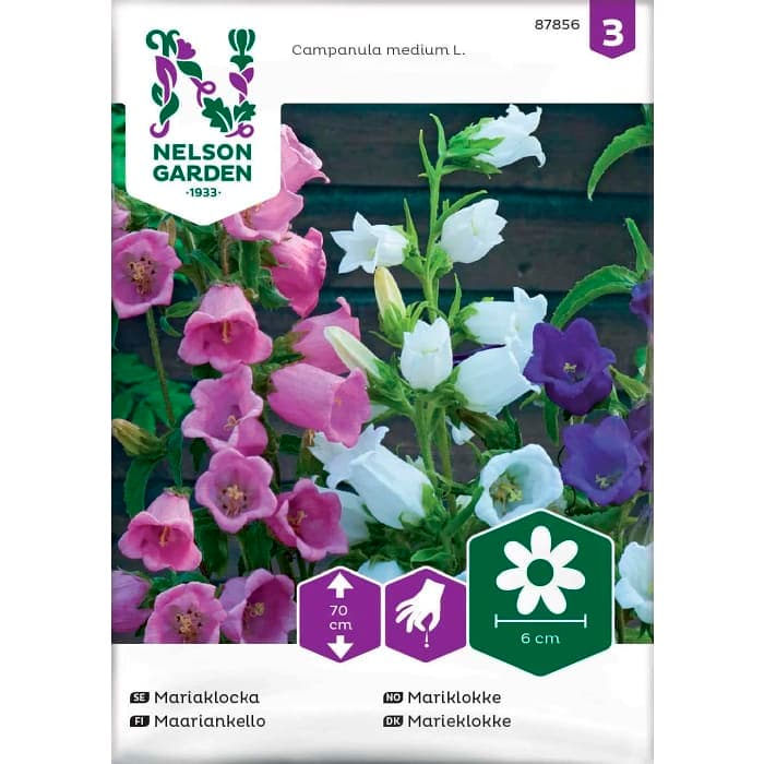 Mariaklocka Enkel blandade färger