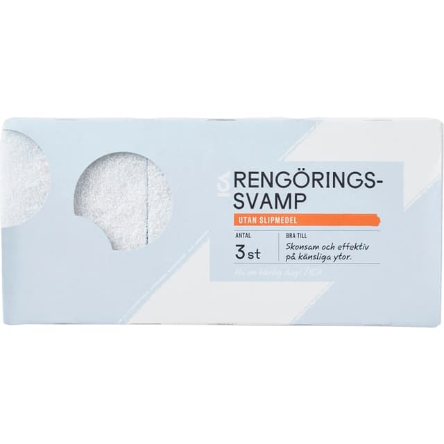 Rengöringssvamp utan slipmedel