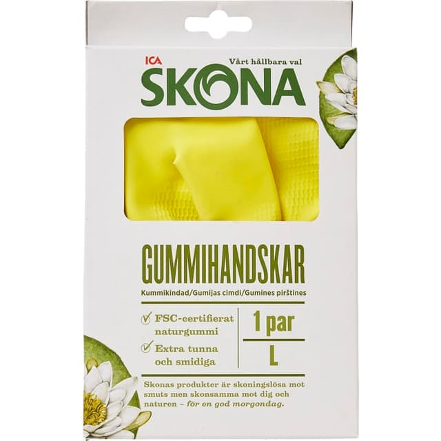 Gummihandske FSC large