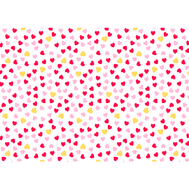 Presentpapper Hjärtan3m 1-p