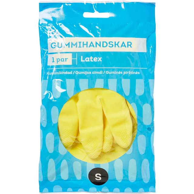Gummihandske Small