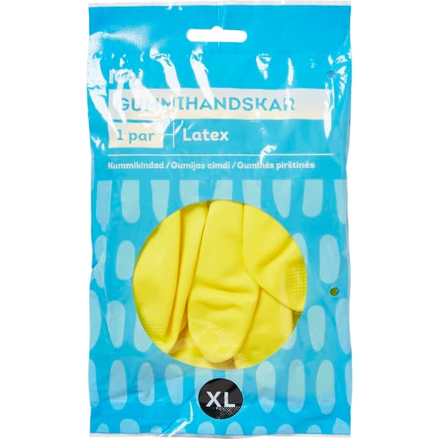 Gummihandskar XL 1p ICA