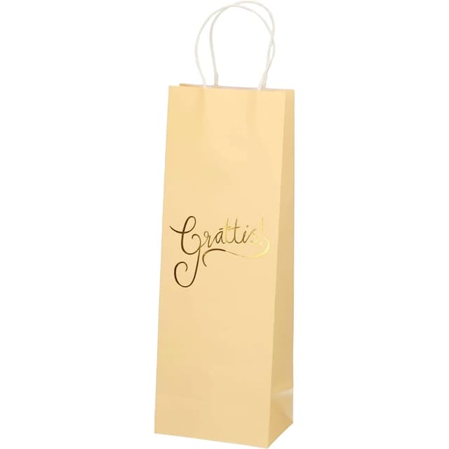 Flaskpåse Grattis 12x36 cm