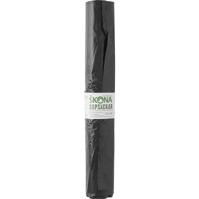 Sopsäck Svart 8-p