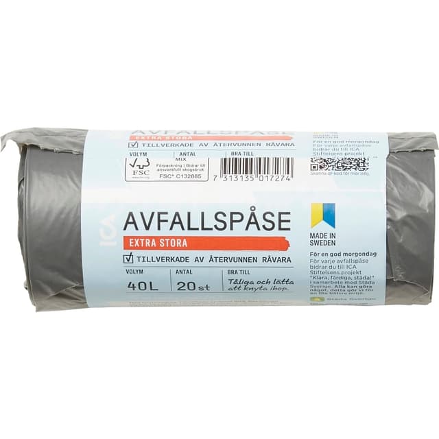 Avfallspåse Extra Stor 20p